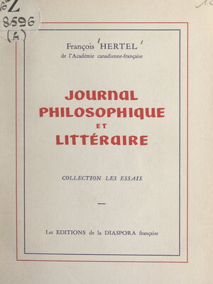 cover image of Journal philosophique et littéraire